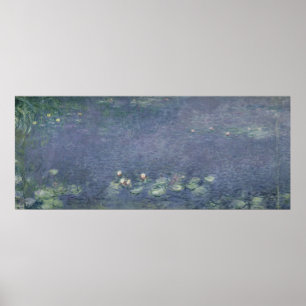 Wasserlilien Claudes Monet  : Morgen, 1914-18 Poster