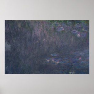 Wasserlilien Claudes Monet  : Reflexionen der Poster