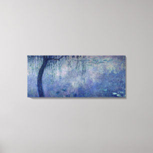 Wasserlilien Claudes Monet  : Weinende Weiden Leinwanddruck