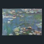 Wasserlilien, eines von vielen Gemälden von Clade  Küchentuch<br><div class="desc">Oscar-Claude Monet (14. November 1840 - 5. Dezember 1926) war ein Gründer der französischen Impressionistischen Malerei und der konsequenteste und produktivste Praktizierer der Philosophie der Bewegung, seine Wahrnehmungen vor der Natur zu äußern, vor allem, was die Landschaftsmalerei in der Luft betrifft.Der Begriff "Impressionismus" stammt aus dem Titel Malerei Impression, Soleil...</div>