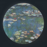 Wasserlilien, eines von vielen Gemälden von Clade  Pappteller<br><div class="desc">Oscar-Claude Monet (14. November 1840 - 5. Dezember 1926) war ein Gründer der französischen Impressionistischen Malerei und der konsequenteste und produktivste Praktizierer der Philosophie der Bewegung, seine Wahrnehmungen vor der Natur zu äußern, vor allem, was die Landschaftsmalerei in der Luft betrifft.Der Begriff "Impressionismus" stammt aus dem Titel Malerei Impression, Soleil...</div>