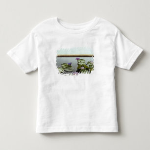 Wasserlilien im Teich durch Ozean Kleinkind T-shirt