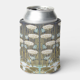 Wasserlilien, Libellen, Marsh Art Nouveau Dosenkühler