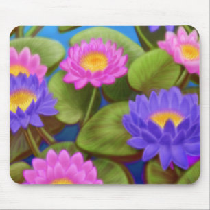 Wasserlilien Mousepad
