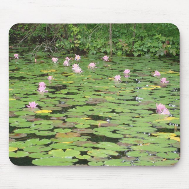 Wasserlilien Mousepad (Vorne)