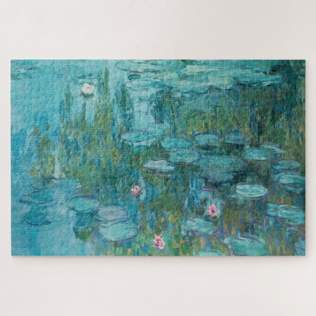 Wasserlilien, Ölgemälde der Kunst, Claude Monet (Horizontal)