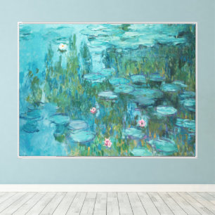 Wasserlilien, Ölgemälde der Kunst, Claude Monet Leinwanddruck