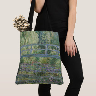 Wasserlilien und Japanische Fußbrücke Tasche