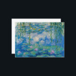 Wasserlilien von Claude Monet Dankeskarte<br><div class="desc">Claude Monet - Wasserlilien, 1916-1919. Oscar-Claude Monet (1840-1926) war ein französischer Maler und Gründer impressionistischen Gemäldes, der als wichtiger Vorläufer des Modernismus angesehen wird, insbesondere in seinen Versuchen, die Natur so zu malen, wie er sie wahrnahm.</div>