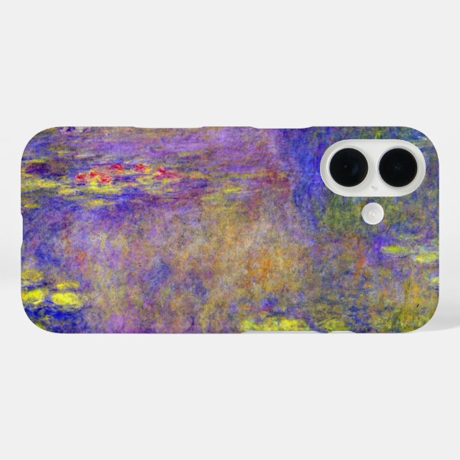 Wasserlilien von Claude Monet iPhone 16 Hülle (Rückseite (Horizontal))