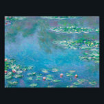 Wasserlilien von Claude Monet Kunstmalerei Fotodruck<br><div class="desc">Schönes Meisterwerk von Claude Monet - Water Lilies aus seinem Garten in Giverny,  Frankreich. Eines der berühmtesten Kunstgemälde in der Kunstgeschichte und ein schönes Beispiel für Impressionismus. Das ist wirklich ein wunderbares Kunstwerk und ein großartiges Geschenk für Kunstliebhaber.</div>