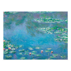 Wasserlilien von Claude Monet Kunstmalerei Fotodruck
