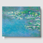 Wasserlilien von Claude Monet Kunstmalerei Gästebuch<br><div class="desc">Schönes Meisterwerk von Claude Monet - Water Lilies aus seinem Garten in Giverny,  Frankreich. Eines der berühmtesten Kunstgemälde in der Kunstgeschichte und ein schönes Beispiel für Impressionismus. Das ist wirklich ein wunderbares Kunstwerk und ein großartiges Geschenk für Kunstliebhaber.</div>