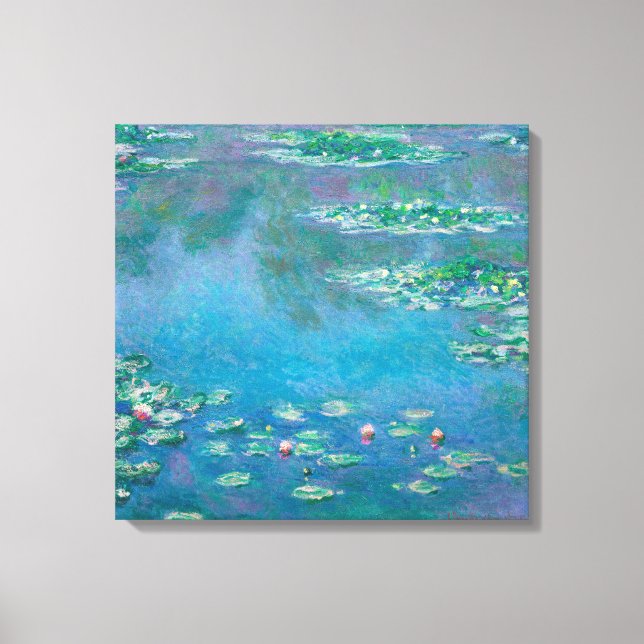 Wasserlilien von Claude Monet Kunstmalerei Leinwanddruck (Vorderseite)