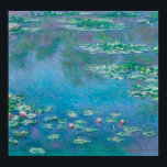 Wasserlilien von Claude Monet Kunstmalerei Poster<br><div class="desc">Schönes Meisterwerk von Claude Monet - Water Lilies aus seinem Garten in Giverny,  Frankreich. Eines der berühmtesten Kunstgemälde in der Kunstgeschichte und ein schönes Beispiel für Impressionismus. Das ist wirklich ein wunderbares Kunstwerk und ein großartiges Geschenk für Kunstliebhaber.</div>