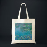 Wasserlilien von Claude Monet Kunstmalerei Tragetasche<br><div class="desc">Schönes Meisterwerk von Claude Monet - Water Lilies aus seinem Garten in Giverny,  Frankreich. Eines der berühmtesten Kunstgemälde in der Kunstgeschichte und ein schönes Beispiel für Impressionismus. Das ist wirklich ein wunderbares Kunstwerk und ein großartiges Geschenk für Kunstliebhaber.</div>
