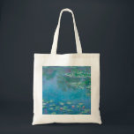 Wasserlilien von Claude Monet Kunstmalerei Tragetasche<br><div class="desc">Schönes Meisterwerk von Claude Monet - Water Lilies aus seinem Garten in Giverny,  Frankreich. Eines der berühmtesten Kunstgemälde in der Kunstgeschichte und ein schönes Beispiel für Impressionismus. Das ist wirklich ein wunderbares Kunstwerk und ein großartiges Geschenk für Kunstliebhaber.</div>