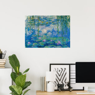Wasserlilien von Claude Monet Poster
