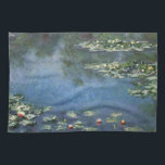 Wasserlilien von Claude Monet, Vintage Blume Geschirrtuch<br><div class="desc">Water Lilies (1906) von Claude Monet ist ein Vintager Impressionismus Kunstlandschaft Blumen Gemälde. Es ist eine von vielen Variationen von Wasserliliengemälden, die Monet in seinem Blumengarten in Giverny, Frankreich, gemalt hat. Wasserlilie Blume in einem Teich der Frühjahrszeit. Über den Künstler: Claude Monet (1840-1926) war Gründer der französischen impressionistischen Malerei, wobei...</div>