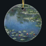 Wasserlilien von Claude Monet, Vintage Blume Keramikornament<br><div class="desc">Water Lilies (1906) von Claude Monet ist ein Vintager Impressionismus Kunstlandschaft Blumen Gemälde. Es ist eine von vielen Variationen von Wasserliliengemälden, die Monet in seinem Blumengarten in Giverny, Frankreich, gemalt hat. Wasserlilie Blume in einem Teich der Frühjahrszeit. Über den Künstler: Claude Monet (1840-1926) war Gründer der französischen impressionistischen Malerei, wobei...</div>