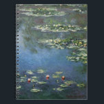 Wasserlilien von Claude Monet, Vintage Blume Notizblock<br><div class="desc">Water Lilies (1906) von Claude Monet ist ein Vintager Impressionismus Kunstlandschaft Blumen Gemälde. Es ist eine von vielen Variationen von Wasserliliengemälden, die Monet in seinem Blumengarten in Giverny, Frankreich, gemalt hat. Wasserlilie Blume in einem Teich der Frühjahrszeit. Über den Künstler: Claude Monet (1840-1926) war Gründer der französischen impressionistischen Malerei, wobei...</div>