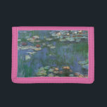 Wasserlilien von Claude Monet, Vintage Blume Tri-fold Portemonnaie<br><div class="desc">Wasserlilien (1916) von Claude Monet. Water Lilies ist ein Vintager Impressionismus schöne Kunst Blumenbild. Monets Blumengarten im Frühjahr in Giverny, Frankreich. Diese Landschaft ist eine von vielen Variationen von Wasserliliengemälden, die Monet von seinem Teich gemalt hat. Über den Künstler: Claude Monet (1840-1926) war Gründer der französischen impressionistischen Malerei, wobei die...</div>