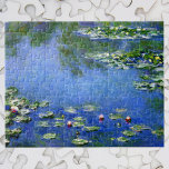 Wasserlilien von Claude Monet, Vintage Kunst<br><div class="desc">Wasserlilien von Claude Monet sind ein Vintager Impressionismus, ein Kunstmalerei mit Wasserlilien in einem Teich im Garten von Monet auf seiner Zuhause in Giverny, Frankreich. Ein sonniger Frühlingstag oder Sommertag mit einem strahlend blauen Himmel im Teich. Claude Monet malt gerne "en plein air" oder "im Freien". Eine Serie von über...</div>