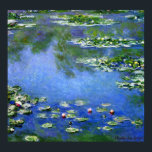 Wasserlilien von Claude Monet, Vintage Kunst Poster<br><div class="desc">Wasserlilien von Claude Monet sind ein Vintager Impressionismus, ein Kunstmalerei mit Wasserlilien in einem Teich im Garten von Monet auf seiner Zuhause in Giverny, Frankreich. Ein sonniger Frühlingstag oder Sommertag mit einem strahlend blauen Himmel im Teich. Claude Monet malt gerne "en plein air" oder "im Freien". Eine Serie von über...</div>