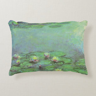 Wasserlilien von Claude Monet, Vintager Impression Dekokissen