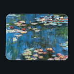 Wasserlilien von Claude Monet, Vintager Impression Magnet<br><div class="desc">Wasserlilien (1914) von Claude Monet ist ein Vintages impressionistisches Kunstmalerei. Eine von vielen Variationen von Wasser-Lilie-Blumenbildern, die Monet in seinem Blumengarten in Giverny, Frankreich, vom Teich gemalt hat. Über den Künstler: Claude Monet (1840-1926) war Gründer der französischen impressionistischen Malerei, wobei die meisten seiner Gemälde "en plein air" (im Freien) Stil...</div>