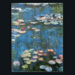 Wasserlilien von Claude Monet, Vintager Impression Notizblock<br><div class="desc">Wasserlilien (1914) von Claude Monet ist ein Vintages impressionistisches Kunstmalerei. Eine von vielen Variationen von Wasser-Lilie-Blumenbildern, die Monet in seinem Blumengarten in Giverny, Frankreich, vom Teich gemalt hat. Über den Künstler: Claude Monet (1840-1926) war Gründer der französischen impressionistischen Malerei, wobei die meisten seiner Gemälde "en plein air" (im Freien) Stil...</div>
