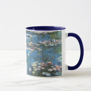 Wasserlilien von Claude Monet, Vintager Impression Tasse