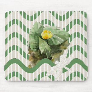 Wasserlilienmuster Mousepad