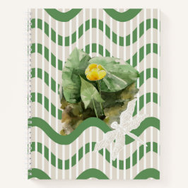 Wasserlilienmuster Notizbuch