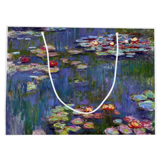 Wasserliliensee, Monet Große Geschenktüte (Rückseite)