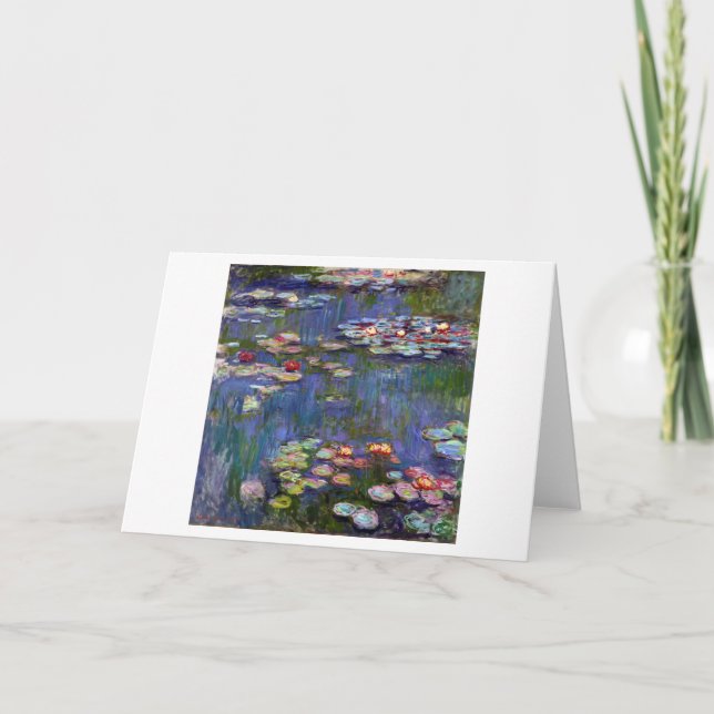 Wasserliliensee, Monet Karte (Vorderseite)
