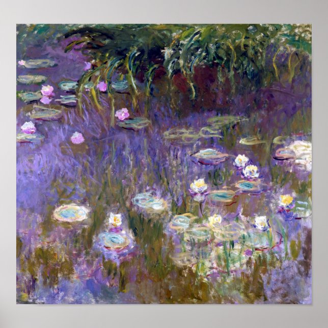 Wasserliliensee, Monet Poster (Vorne)