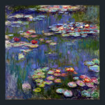Wasserliliensee, Monet Poster<br><div class="desc">Oscar-Claude Monet (14. November 1840 - 5. Dezember 1926) war ein französischer Maler, Gründer des französischen Impressionistischen Gemäldes und beständiger und produktivster Praktizierer der Philosophie der Bewegung, seine Wahrnehmungen vor der Natur zu äußern, insbesondere in Bezug auf die Putz-Landschaftsmalerei. Der Begriff "Impressionismus" leitet sich aus dem Titel seines Gemäldes Impression,...</div>