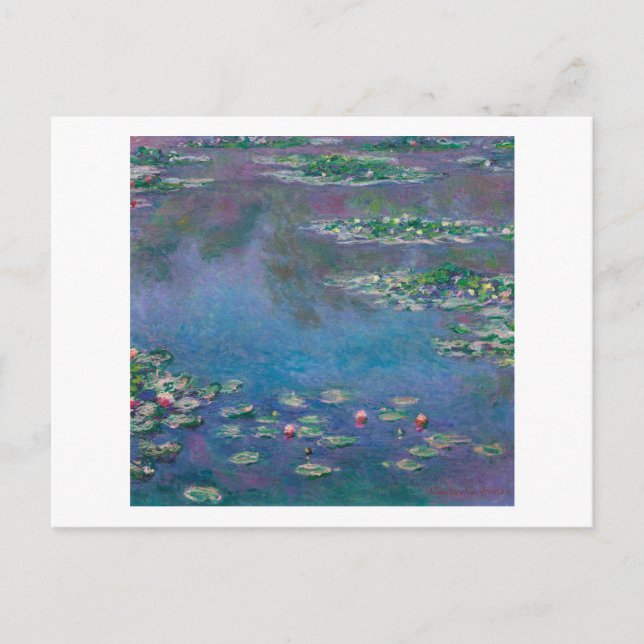 Wasserliliensee, Monet Postkarte (Vorderseite)