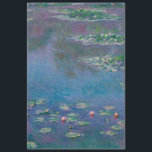 Wasserliliensee, Monet Seidenpapier<br><div class="desc">Oscar-Claude Monet (14. November 1840 - 5. Dezember 1926) war ein französischer Maler, Gründer des französischen Impressionistischen Gemäldes und beständiger und produktivster Praktizierer der Philosophie der Bewegung, seine Wahrnehmungen vor der Natur zu äußern, insbesondere in Bezug auf die Putz-Landschaftsmalerei. Der Begriff "Impressionismus" leitet sich aus dem Titel seines Gemäldes Impression,...</div>