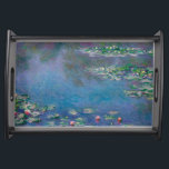 Wasserliliensee, Monet Serviertablett<br><div class="desc">Oscar-Claude Monet (14. November 1840 - 5. Dezember 1926) war ein französischer Maler, Gründer des französischen Impressionistischen Gemäldes und beständiger und produktivster Praktizierer der Philosophie der Bewegung, seine Wahrnehmungen vor der Natur zu äußern, insbesondere in Bezug auf die Putz-Landschaftsmalerei. Der Begriff "Impressionismus" leitet sich aus dem Titel seines Gemäldes Impression,...</div>