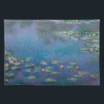 Wasserliliensee, Monet Stofftischset<br><div class="desc">Oscar-Claude Monet (14. November 1840 - 5. Dezember 1926) war ein französischer Maler, Gründer des französischen Impressionistischen Gemäldes und beständiger und produktivster Praktizierer der Philosophie der Bewegung, seine Wahrnehmungen vor der Natur zu äußern, insbesondere in Bezug auf die Putz-Landschaftsmalerei. Der Begriff "Impressionismus" leitet sich aus dem Titel seines Gemäldes Impression,...</div>