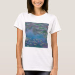 Wasserliliensee, Monet T-Shirt<br><div class="desc">Oscar-Claude Monet (14. November 1840 - 5. Dezember 1926) war ein französischer Maler, Gründer des französischen Impressionistischen Gemäldes und beständiger und produktivster Praktizierer der Philosophie der Bewegung, seine Wahrnehmungen vor der Natur zu äußern, insbesondere in Bezug auf die Putz-Landschaftsmalerei. Der Begriff "Impressionismus" leitet sich aus dem Titel seines Gemäldes Impression,...</div>