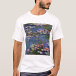 Wasserliliensee, Monet T-Shirt<br><div class="desc">Oscar-Claude Monet (14. November 1840 - 5. Dezember 1926) war ein französischer Maler, Gründer des französischen Impressionistischen Gemäldes und beständiger und produktivster Praktizierer der Philosophie der Bewegung, seine Wahrnehmungen vor der Natur zu äußern, insbesondere in Bezug auf die Putz-Landschaftsmalerei. Der Begriff "Impressionismus" leitet sich aus dem Titel seines Gemäldes Impression,...</div>