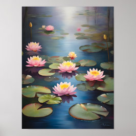 Wasserlilies Symphony Poster