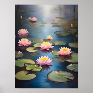 Wasserlilies Symphony Poster