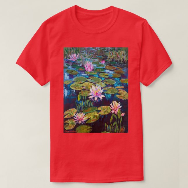 Wasserliliken T-Shirt (Design vorne)