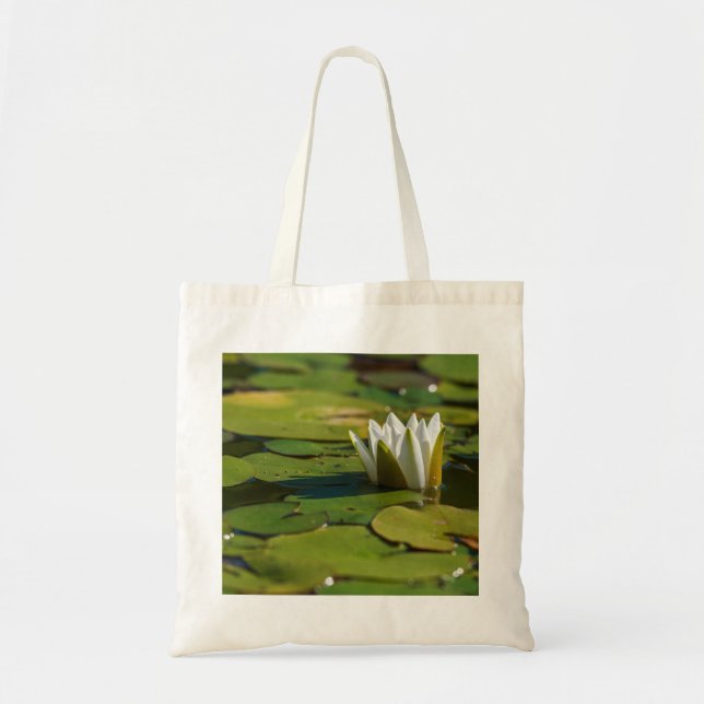 Wasserlily Blossom Tragetasche (Vorne)