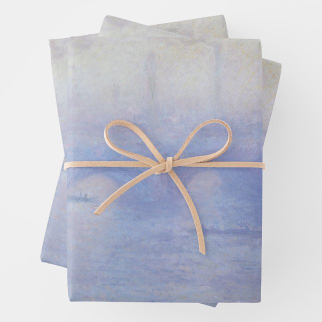 Wasserloo-Brücke, Nebeleffekt von Claude Monet Geschenkpapier Set (Beispiel)