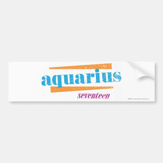 Wassermann-Aqua Autoaufkleber (Vorne)